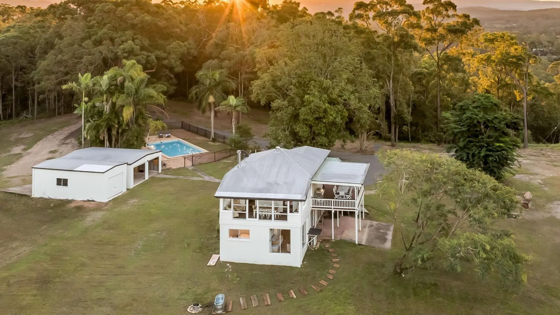 Сasa de vacaciones Lakeview Cottage In Mooloolah Valley